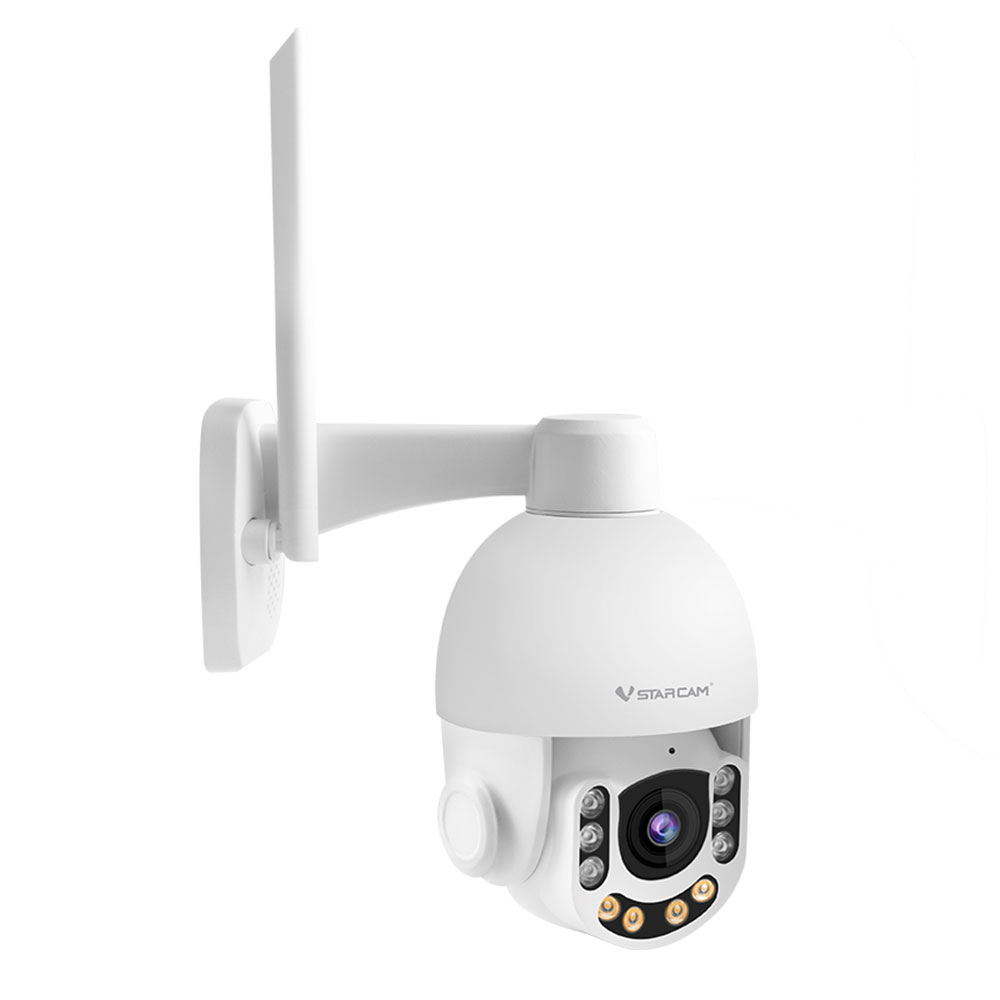 RESIGILAT - Camera supraveghere wireless IP WiFi PT Vstarcam CS65, 2 MP, IR 10 m, 4 mm, slot card, microfon, detectie miscare