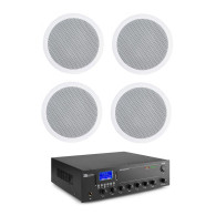 Kit sistem sonorizare Cafenea Power Dynamics KIT-PPA30-CSPB6 cu amplificator, difuzoare de tavan
