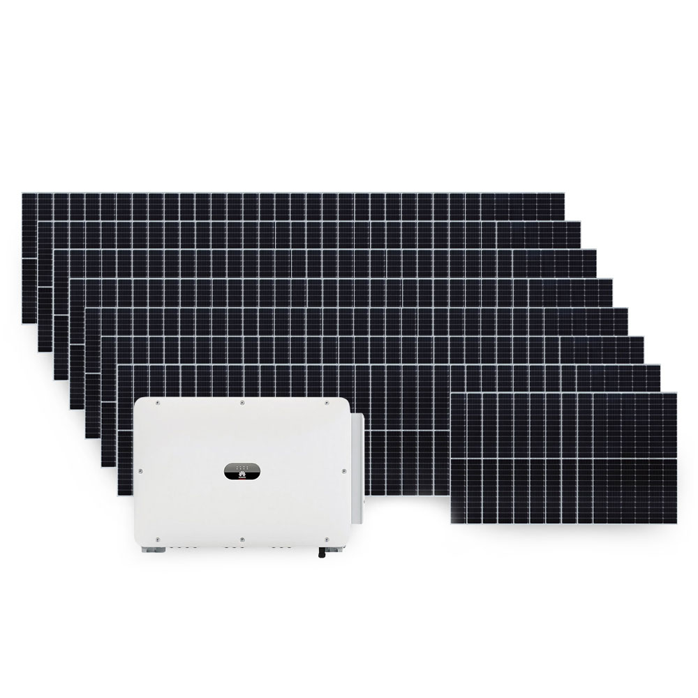 Sistem fotovoltaic 100 kW, invertor trifazat On Grid WiFi si 220 panouri Canadian Solar, 120 celule, 455 W